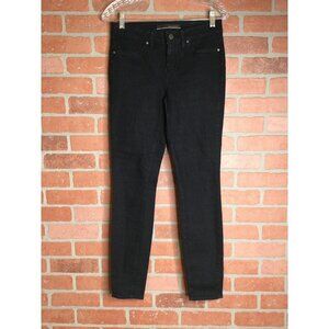 Rich & Skinny Women Low Rise Jeans Skinny Leg Five Pockets Black Size 27